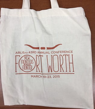 Tote bag from Fort Worth Conference