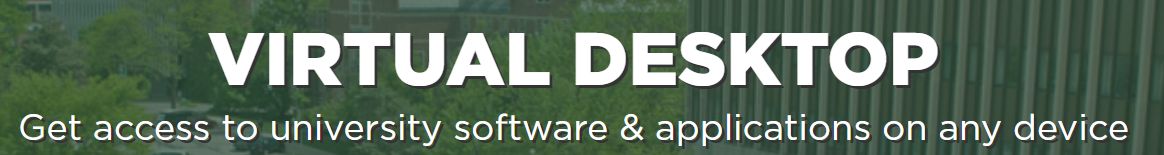 Get access to university software and applications on any device.