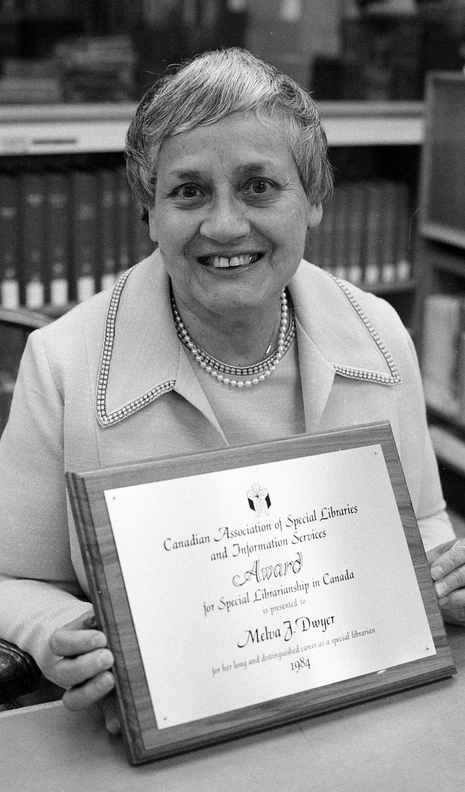 Melva Dwyer, Head of UBC Library’s Fine Arts Division